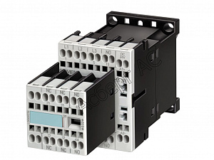 Контактор 18А, катушка 24В DC Siemens. Вид 1