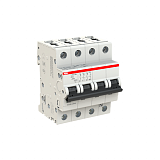 S203 C8NA Автоматический выключатель 3P+N, 8А, 6кА (хар-ка C) ABB
