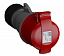 Розетка кабельная easy&safe 216ec9,16а,2p+e,ip44,9ч ABB. Вид 1.