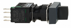 Переключатель 16мм 2 позиции квадр. xb6dd221b Schneider Electric. Вид 1