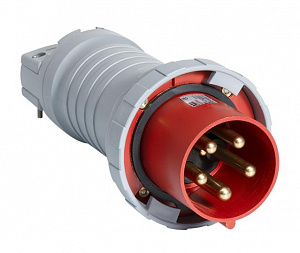 363 P7W Вилка кабельная 363P7W, 63А, 3P+E, IP67, 7ч ABB. Вид 1