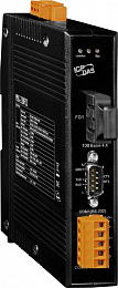 Программируемый сервер устройств, 1xRS-232, 1xRS-485, 1xSingle-mode SC, RoHS ICP DAS. Вид 1