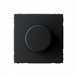 Светорегулятор повор-нажим, LED, RC, 400Вт, механизм (карбон) ARTGALLERY Systeme Electric. Вид 1
