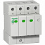 Устройство защиты от импульсных перенапряжений 3P+N, тип 2, 20kA (УЗИП) EASY 9 Schneider Electric. Вид 1.