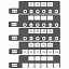 Лист с маркировкой кл.для xbt rt500 Schneider Electric. Вид 1.