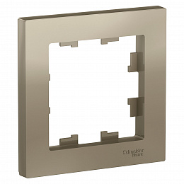 Рамка 1-постовая (шампань) Atlas Design Systeme Electric. Вид 1
