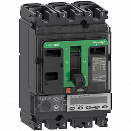 NSX250HB1 3P MIC.6.2E 250 Автоматический выключатель 3-полюсный, 250А,75kA Schneider Electric. Вид 1