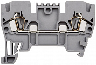 YBK 2,5 Клеммник на DIN-рейку пружинный зажим 2,5мм² (серый) Klemsan