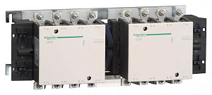 Реверсивный контактор 4-х полюсный (4 НО), AC1 200A, без катушки Schneider Electric. Вид 1
