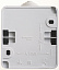 Выключатель 2-клавишный, О/У, 10 ах, IP 44 (серый) Этюд Systeme Electric. Вид 1.