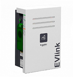 Зарядная станция для электромобилей, крепление на стене, EVLINK PKG STD WMS 7KW 2XT2 Schneider Electric. Вид 1