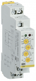 Реле контроля фаз ORF 04, 3 фазы 220-460В AC ИЭК. Вид 1