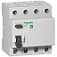 Блок утечки тока 4-полюсный, 40A, 30mA, тип АC (УЗО) EASY 9 Schneider Electric. Вид 1.