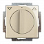 2713 UCDR-92-507 Выключатель жалюзи с накладкой, 1P+N+E, слоновая кость ABB. Вид 1.