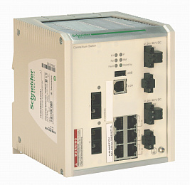 Ком. connexium 6tx/2fxmm (6 rj45,1 мед.каб.,2опт.мультм. каб.,10/100mbit,покр.) Schneider Electric. Вид 1