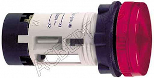 Лампа красная со встроенным светодиодом 24В AC/DC Schneider Electric. Вид 1