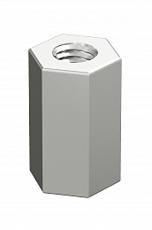 Гайка соединит. д/шпилек b42/m10 оцинк Schneider Electric. Вид 1