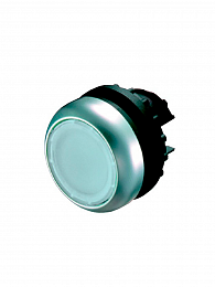 216922 M22-DL-W Головка кнопки с подсветкой, без фиксации, белый Eaton. Вид 1