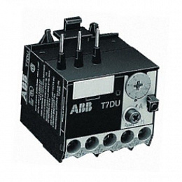 T16-5.7 Тепловое реле 4,2-5,7А для контакторов типа B6, B7, AS ABB. Вид 1