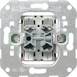 15500 Механизм кнопки (2 клавишный) GIRA. Вид 1