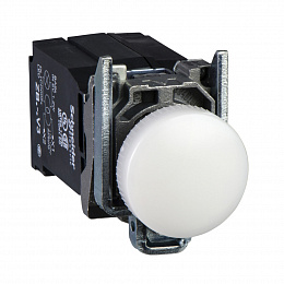Сигнальная лампа белая 22 мм LED, 400 В, CUST Schneider Electric. Вид 1