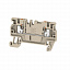 A2C 1.5 Проходная клемма, PUSH IN, 1.5 mm², 500 V, 17.5 A, темно-бежевый Weidmuller. Вид 1.