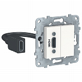 Розетка HDMI, (белая) Unica New Schneider Electric