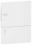 Mini pragma щит встраив. с белой дв. 1ряд/6мод,ip40,ik07,63а,2 клеммы,италия Schneider Electric. Вид 1.