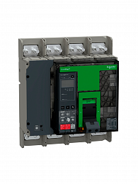 NS1250N Автоматический выключатель 4-полюсный, 1250А, MIC 5.0E, 50 kA Schneider Electric. Вид 1