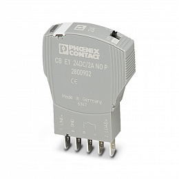 CB E1 24DC/2A NO P Электронный защитный выключатель Phoenix Contact. Вид 1