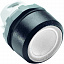 MP1-11W Кнопка белая с подсветкой, без фиксации (только корпус) ABB. Вид 1.
