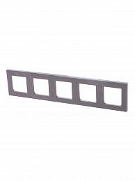 3901H-A05050 18W Рамка 5 поста, Levit, кофе макиато/белый ABB. Вид 1