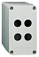 Корпус кнопочного поста 4 отверстия, 85x146 mm Schneider Electric. Вид 1.