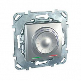 Термостат теплого пола с датчиком 10A (алюминий) Unica Top Schneider Electric