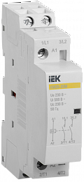 КМ20-20М Контактор модульный, 2НО, 20А, 230В AC IEK. Вид 1