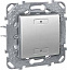 2-кноп. вык-ль с индикатором led, алюм. Schneider Electric. Вид 1.