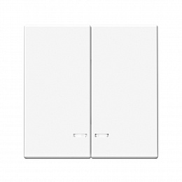 Выключатель 2-кл. с подсветкой, сх.5а, 10АХ, механизм (лотос) ARTGALLERY Systeme Electric. Вид 1