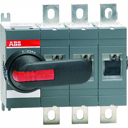 Рубильник OT315E02 до 315А 2-полюсный (без ручки управления) ABB. Вид 1