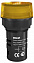 ЛК22-ADDS-YEL-LED Лампа коммутационная желтая 22мм 220B AC DEKraft. Вид 1.