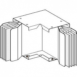 Секция угловая плашмя n1, 3l+pe, al, 800а Schneider Electric. Вид 1