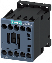 Контактор 3-х полюсный 3кВт, 110В, АС, 50/60гЦ, 1НО Siemens. Вид 1