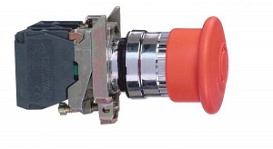 Кнопка аварийного ост. atex xb4bt845ex Schneider Electric. Вид 1