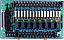Выносная плата 24 силовых реле (12В), совместима с Opto-22, разъем DB37 ICP DAS. Вид 1.