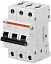 S203M K0.5UC Автоматический выключатель 3-полюсный, 0.5А, 10kA, DC (хар-ка K) ABB. Вид 1.