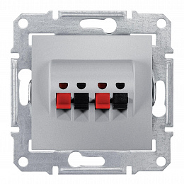 АудиоРозетка (алюминий) Sedna Schneider Electric. Вид 1