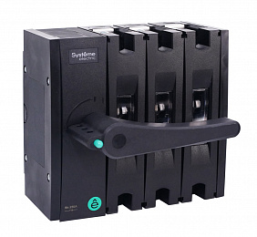 Выключатель-разъединитель 3-полюсный, 250A (рук. слева) Systeme Electric. Вид 1