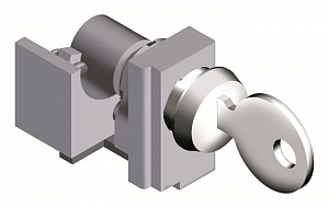Блокировка выключателя в разомкнутом состоянии KLC T2 KEY LOCK RONIS WIT.OP/CL ABB. Вид 1