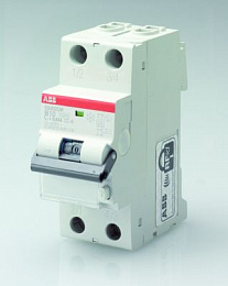 DS202CRA C32 A30 Дифф. автомат 2-полюсный, 32A, 30mA, тип А, 6kA (хар-ка C) ABB. Вид 1