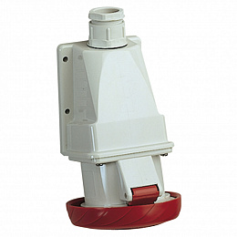 Розетка настенная pk винт. 32a IP67 380v 3pt Schneider Electric. Вид 1
