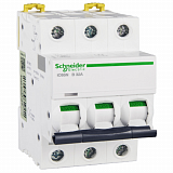 iC65N 3P 32А Автоматический выключатель 3-полюсный, 32А, 6кА (хар-ка B) Schneider Electric